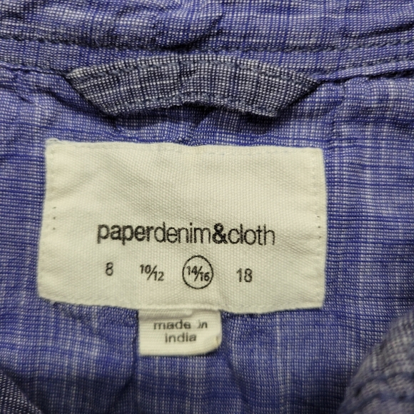 Paper Denim & Cloth Button Front Top - Picture 2 of 6